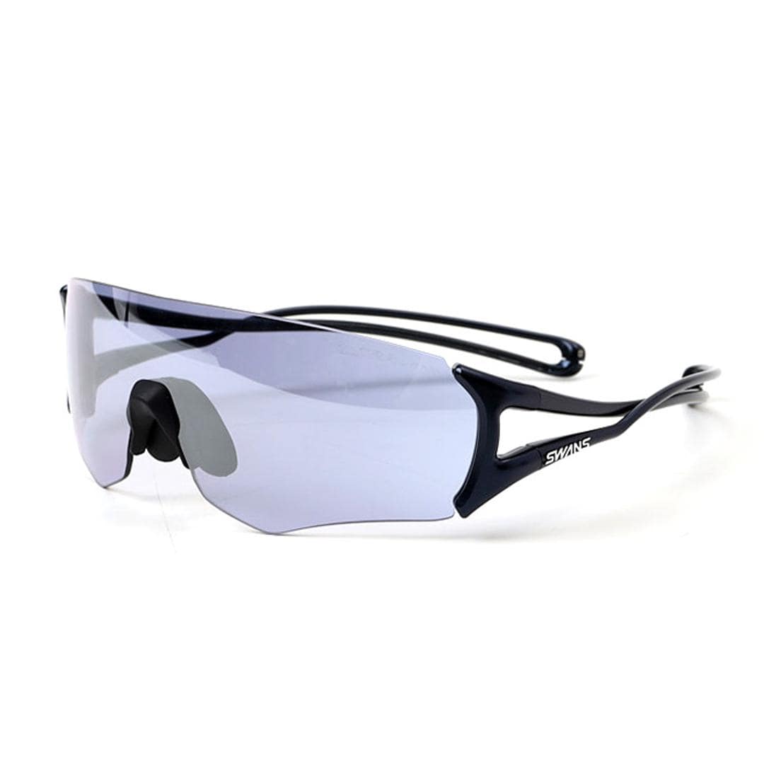 SWANS スワンズ スポーツサングラス EN8-0714 通販 スポーツ サングラス メガネ めがね 眼鏡 E-NOX EIGHT8 ULTRA 軽い 軽量 フィット感 疲れにくい メンズ レディース 男女兼用 ユニセックス マラソン ランニング シルバーミラーxULアイスブルー ・