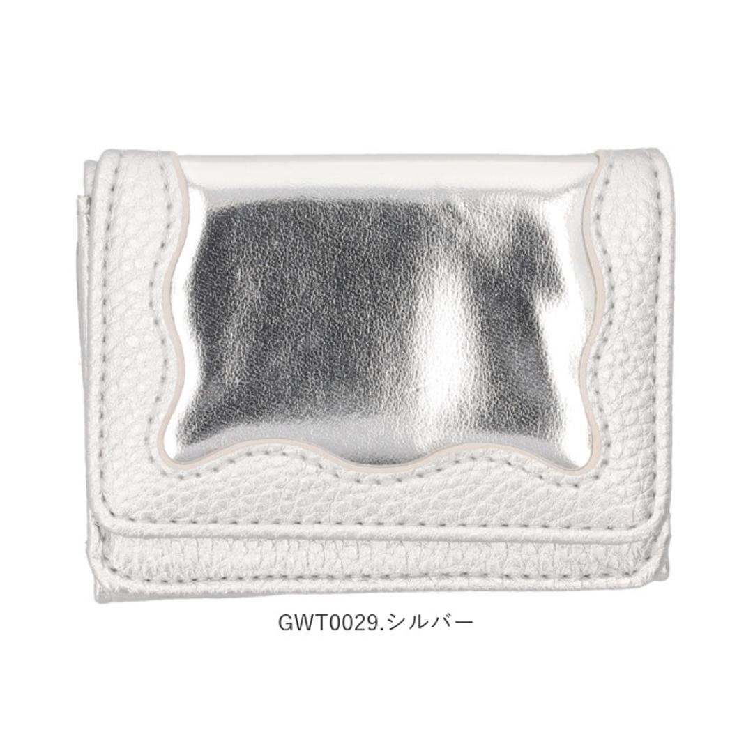 ミニ財布 レディース 通販 三つ折り財布 財布 さいふ ミニウォレット 小銭入れ カードポケット お札入れ 合成皮革 合皮 女性 コンパクト かわいい おしゃれ 多収納 軽量 コインケース 三つ折り 小さい財布 贈り物 ギフト GWT0028.ピンク ・