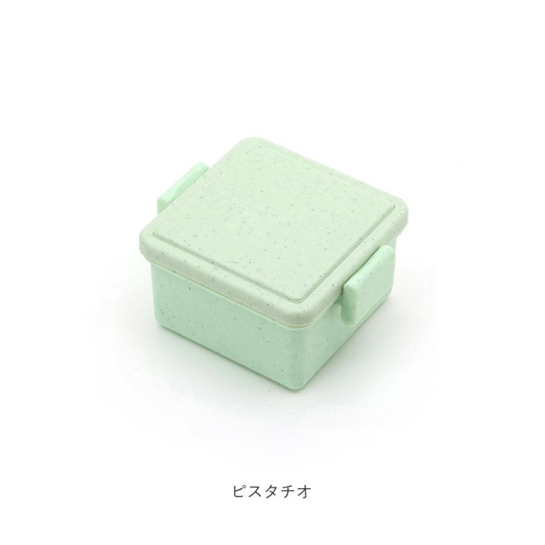 1段 弁当箱 220ml 保冷 通販 お弁当箱 ランチボックス 一段 1段 GEL-COOL ジェルクール square スクエア S 220 ジェラート plain プレーン お弁当 ランチ フルーツ入れ 保冷剤 内蔵 保冷剤一体型 蓋を外して 本体 バニラ ・