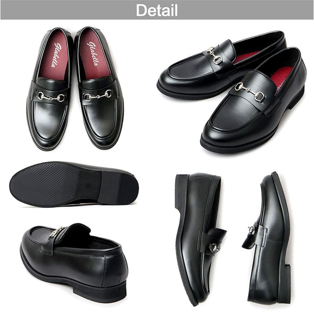 glabella グラベラ ビットローファー メンズ GLBT304 通販 メンズシューズ ビジネスシューズ ローファー フォーマルシューズ くつ 靴 シューズ BIT LOAFERS 黒 ブラック フォーマル 男性 紳士 シンプル ビジネス 仕事 ブラック Sサイズ(25.5-26.0cm)