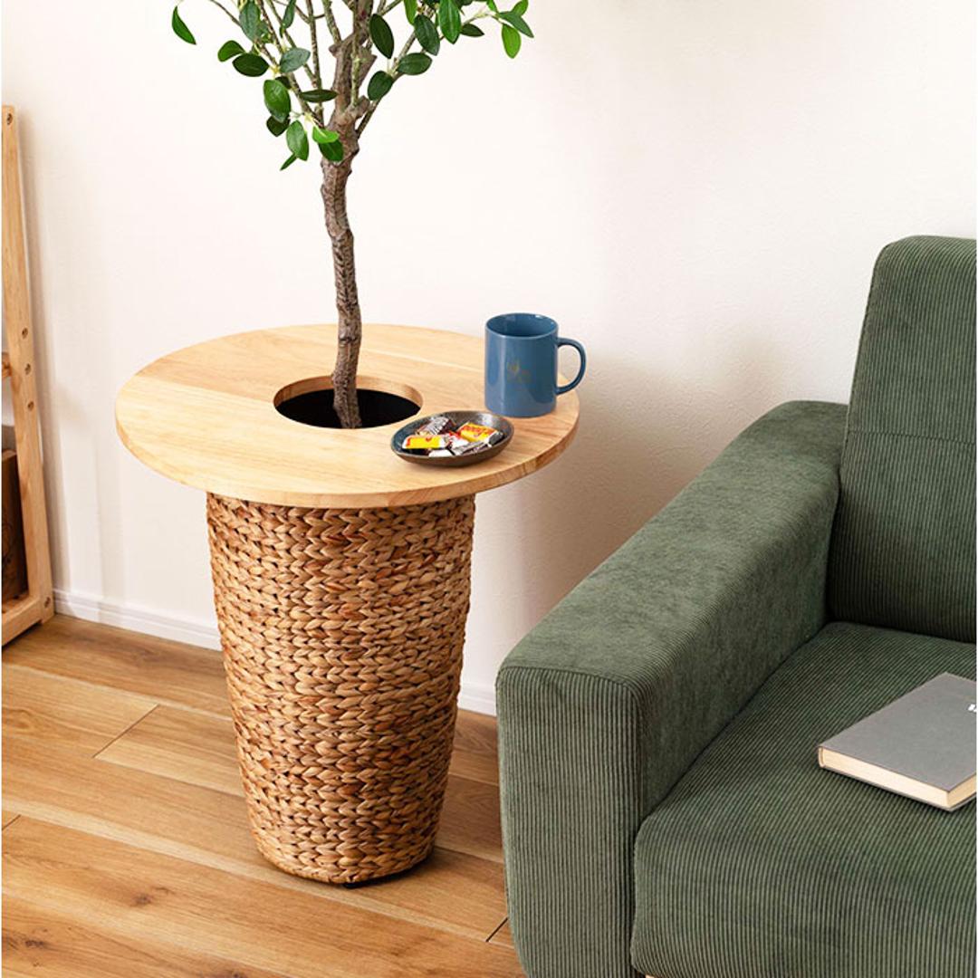 東谷 プランターテーブル 通販 プランターカバー サイドテーブル helppo 小物置き テーブル 机 植木鉢 天板 観葉植物 木製 天然木 おしゃれ ナチュラル プランター 鉢植え 蓋 ふた ウッド 北欧 ガーデニング あずまや インテリア 八角 ・