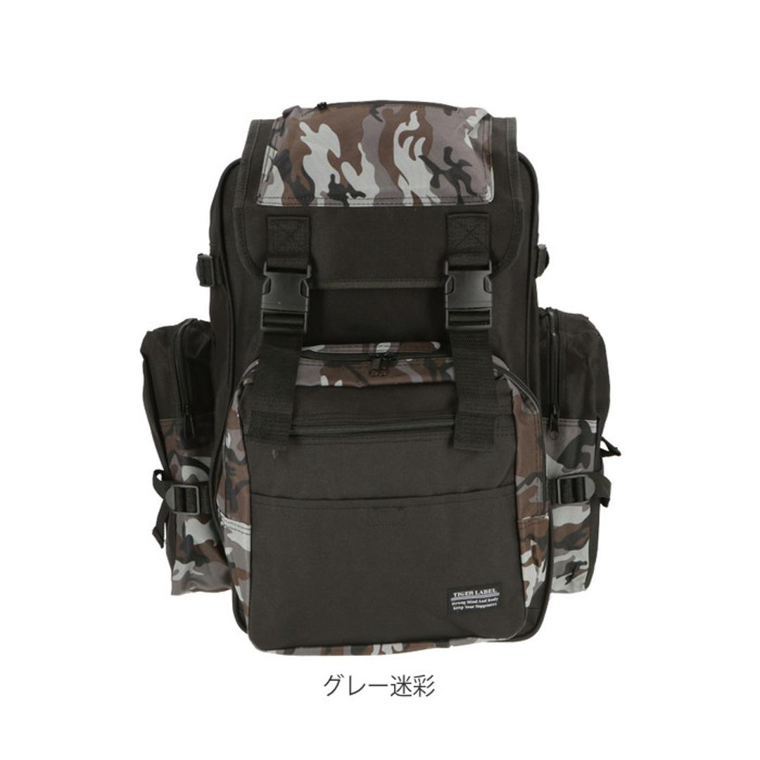 リュック 大容量 防災 通販 リュックサック 31l メンズ 修学旅行 キャンプ 旅行 部活 合宿 スポーツ 軽量 軽い 非常用持ち出し袋 シンプル 無地 カモフラ 迷彩 メガリュック バックパック TIGER LABEL タイガーレー ブラック ・