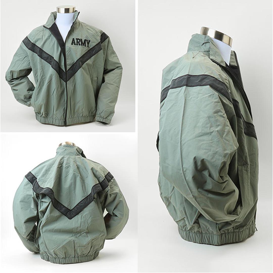 ARMY IPFU ウィンドブレーカー メンズ 通販 メンズジャケット ジャケット ウインドブレーカー ランニンウェア ランニンウエア カジュアル 羽織り アウター ジャージ 男性用 男性 USタイプ アメリカ軍タイプ 米軍タイプ かっこいい 秋 冬 オリーブ Mサイズ