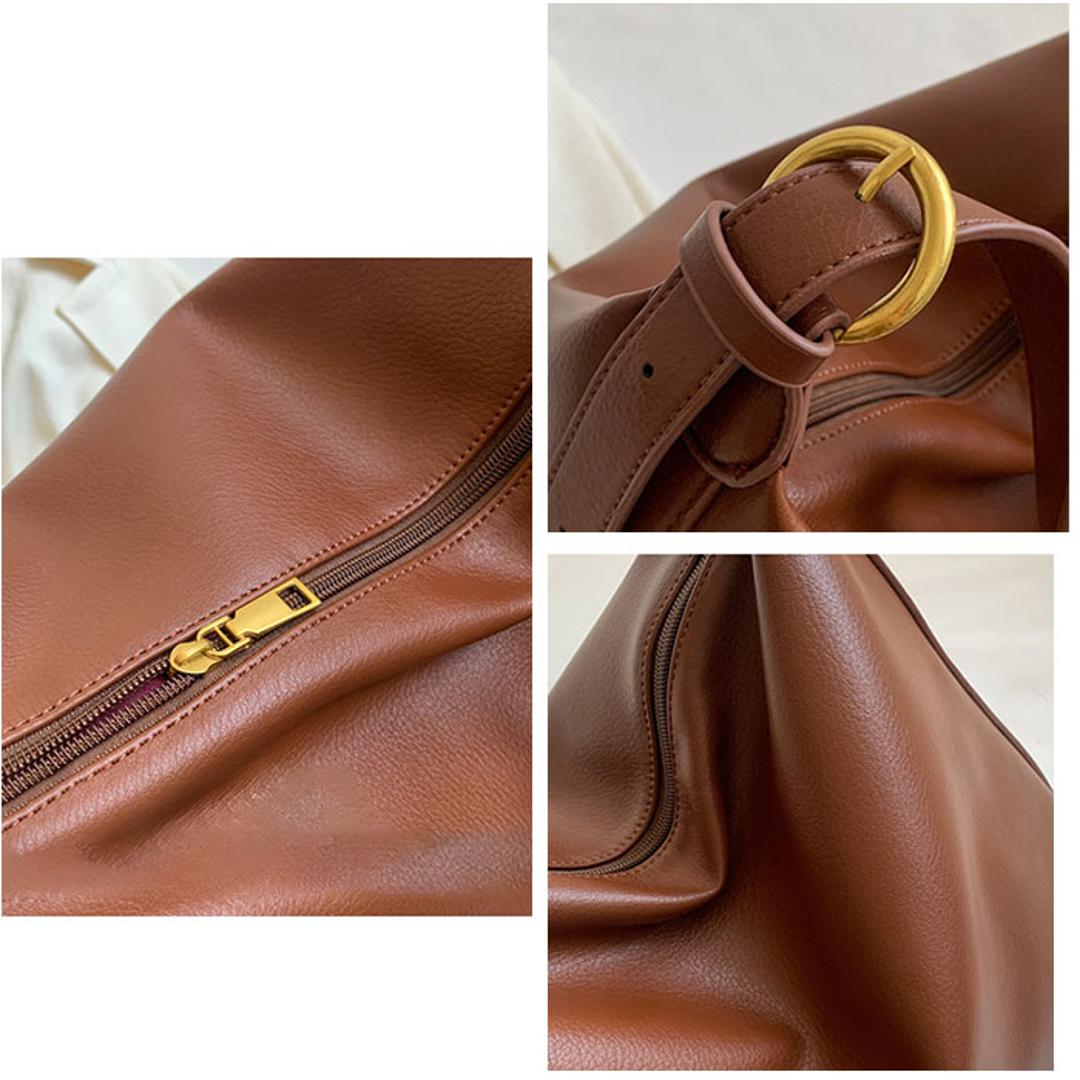 ショルダーバッグ レディース 大人 通販 トートバッグ 斜め掛け レディースバッグ レザーバッグ トートバック レザーバック ショルダー おしゃれ オシャレ 上品 エレガント ビジネスバッグ カバン 鞄 肩掛け シンプル 入園式 入学式 通勤 通学 ブラウン ・