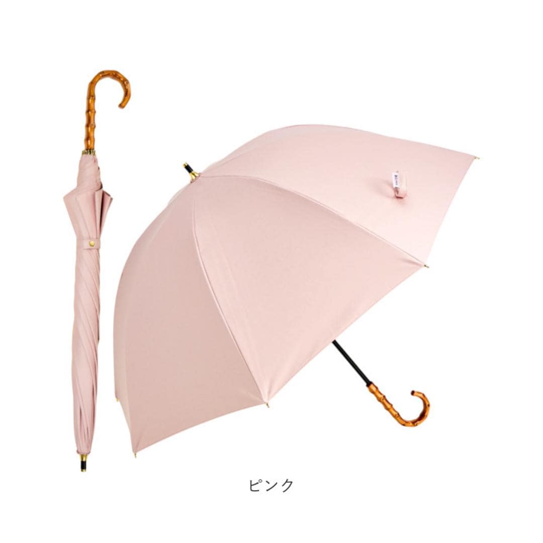 KIZAWA 日傘 遮光 通販 長傘 手開き キザワ ショート ショート丈 UVカット 傘 かさ カサ ショート丈日傘 コンパクト 55cm 8本骨 日差し かわいい おしゃれ シンプル 無地 バンブー 旅行 女性 レディース 通勤 通学 ホワイト ・