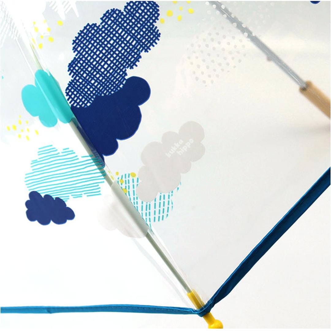 クッカヒッポ 長傘 kukka hippo 通販 ビニール傘 ビニール 傘 透明 クリアアンブレラ キッズ 子供 手開き かさ カサ 雨傘 女の子 男の子 保育園 幼稚園 通園 入園 こども 子ども おしゃれ かわいい オシャレ 可愛い 子ども傘 おそら 40cm