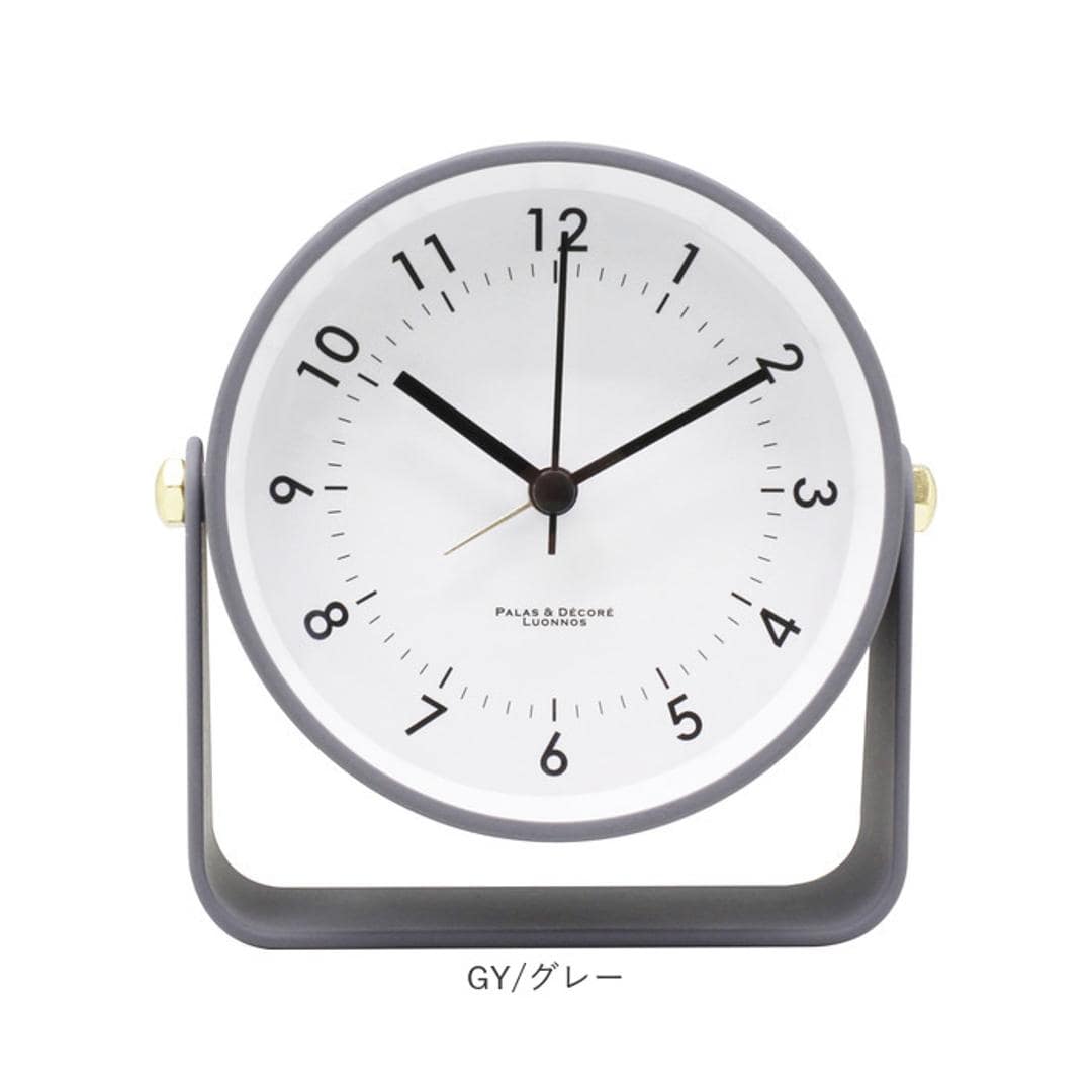 目覚まし時計 アナログ かわいい 通販 アラームクロック 置き時計 置時計 アラーム 時計 おしゃれ くすみカラー シンプル 静音 静か リビング 寝室 子供 小さい コンパクト ギフト 贈り物 Lipad リパド LPD-10 インテリア時計 インテリア GR/グリーン ・