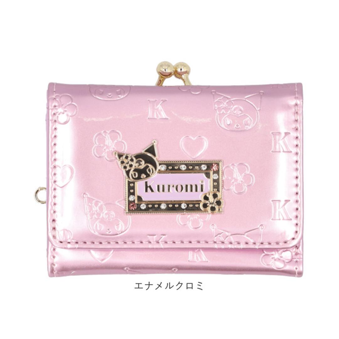 サンリオ 財布 三つ折り 通販 三つ折り財布 3つ折り財布 ミニ財布 折りたたみ財布 がまぐち財布 がま口財布 sanrio グッズ お財布 おさいふ レディース おしゃれ かわいい 女性 大人 女子 女の子 小学生 中学生 高校性 誕生日 入学祝い エナメルハローキティ ・