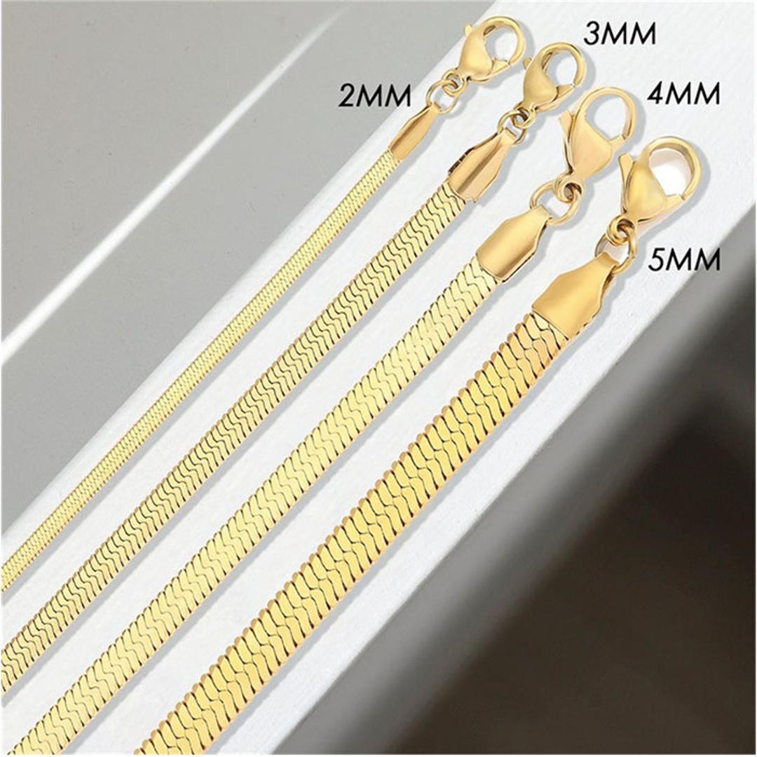 アクセサリー ネックレス レディース メンズ 通販 チョーカー スネーク チェーン スネークチェーン アクセサリ ジュエリー つけっぱなし 錆びない 変色しない ユニセックス 男女兼用 サージカルステンレス シンプル おしゃれ ギフト シルバー 【即日発送】2mm幅-35cm