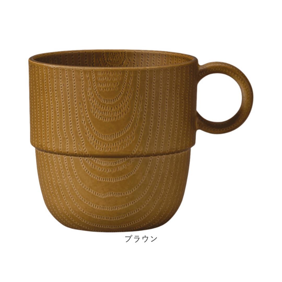 NH home エヌエイチホーム カップ 木目 通販 日本製 国産 マグカップ コップ 食器 和食器 スタッキングカップ 軽い 軽量 丈夫 小さい 小さめ 洗いやすい 電子レンOK 食洗機OK 割れにくい キッズ 大人 カフェ キッチン用品 ナチュラル ・
