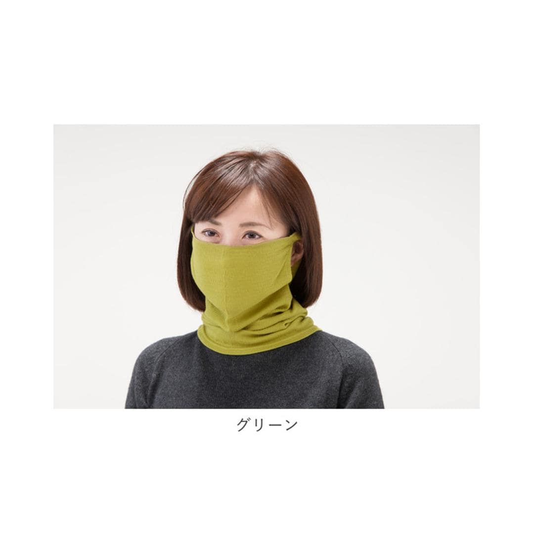 ネックウォーマー レディースシルク 通販 綿 シルク マスク ガーゼ 洗える おしゃれ あったか グッズ 秋冬 首元 温める 保温 暖かい コットン 乾燥 冷え ブラック ・