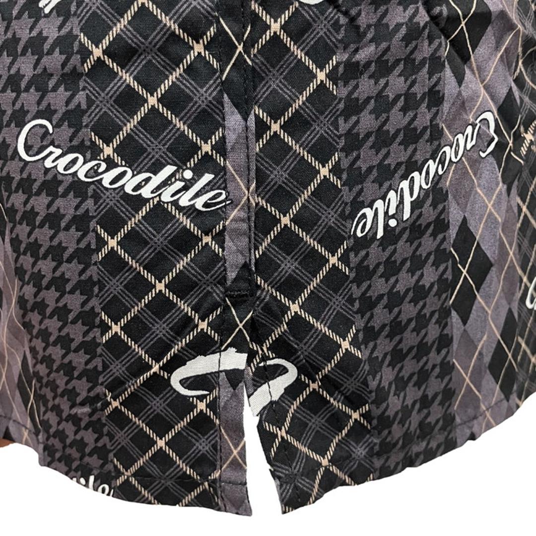 クロコダイル メンズ トランクス CROCODILE 通販 パンツ 綿100% 前開き 前あき ブランド 男性用 紳士 大きいサイズ 下着 インナー 肌着 紳士下着 おしゃれ ゆったり アンダーウェア インナーウエア メンズインナー メンズ下着 ブラック(049) Mサイズ