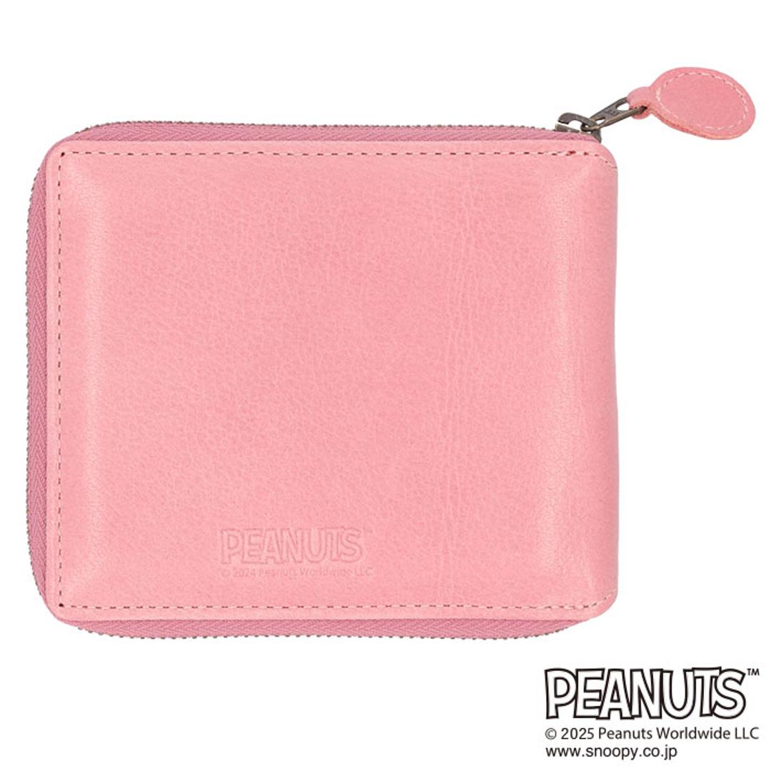 スヌーピー 財布 PEANUTS 7347 通販 二つ折り財布 二つ折り 2つ折り財布 さいふ サイフ お財布 おさいふ レディース ラウンドファスナー おしゃれ 大人かわいい SNOOPY 可愛い 高校生 中学生 シンプル 小銭入れあり レディース財布 BLUE ・