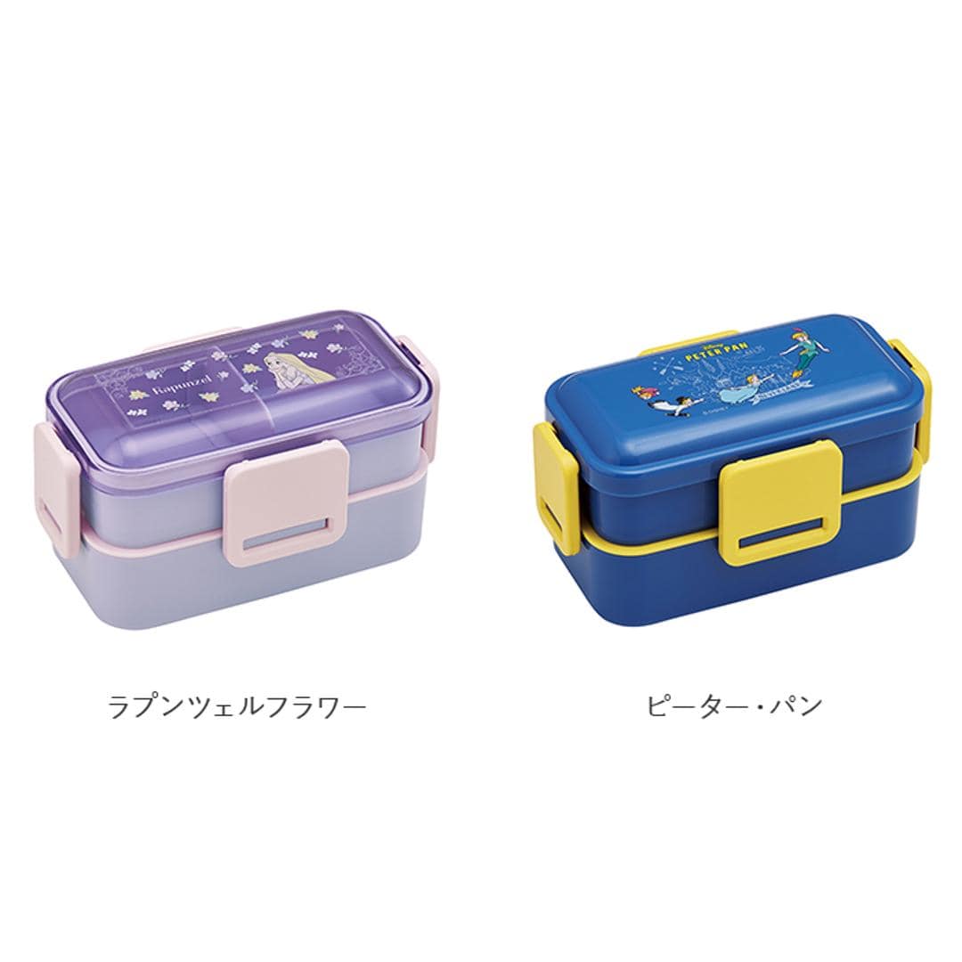 Skater スケーター 弁当箱 2段 ランチボックス キャラクター 通販 弁当 600ml ふわっと弁当箱 食洗機 電子レンジ レンジ 抗菌 仕切り スリム コンパクト 電子レンジ可 食洗機可 フタ ドーム型 くっつきにくい 汁漏れしにくい 4点ロック 収納 便利 ズートピア/ニック ・