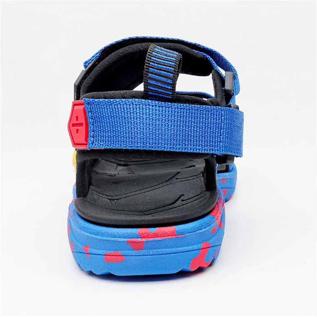 キッズ サンダル 男の子 通販 スポーツサンダル キッズサンダル シューズ 靴 くつ クツ スポサン 履きやすい おしゃれ 子供 子ども こども 子供用 男子 男児 子供靴 子供くつ ボーイズ 小学生 アウトドア 川遊び 水遊び 歩きやすい 夏 サマー ブラック×ブルー 【即日発送】28(17.5cm)