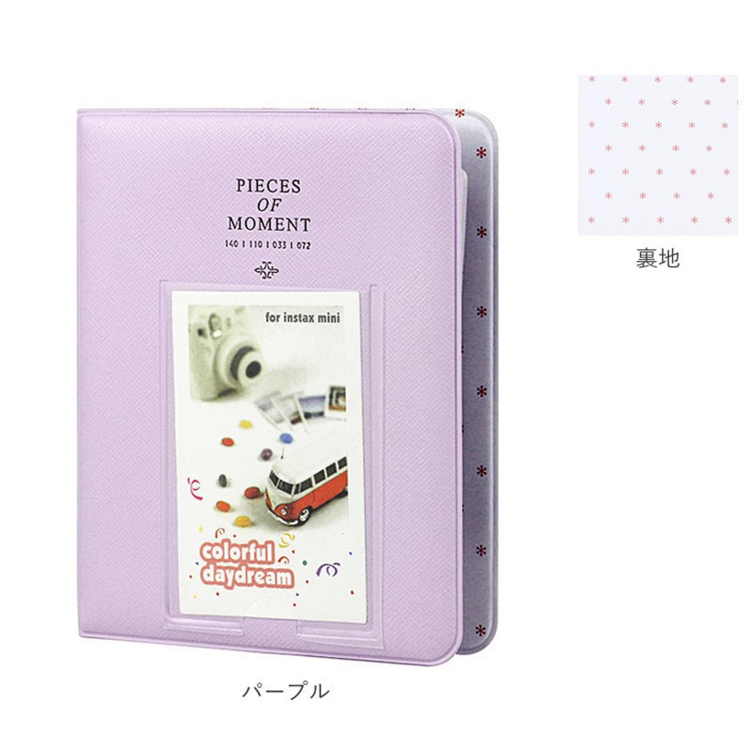 チェキ アルバム 64枚 通販 写真 フォトアルバム フォトブック チェキアルバム 写真整理 チェキ用アルバム インスタントカメラ おしゃれ かわいい 可愛い 高校生 女の子 女子 子供 キッズ ギフト ブルー ・