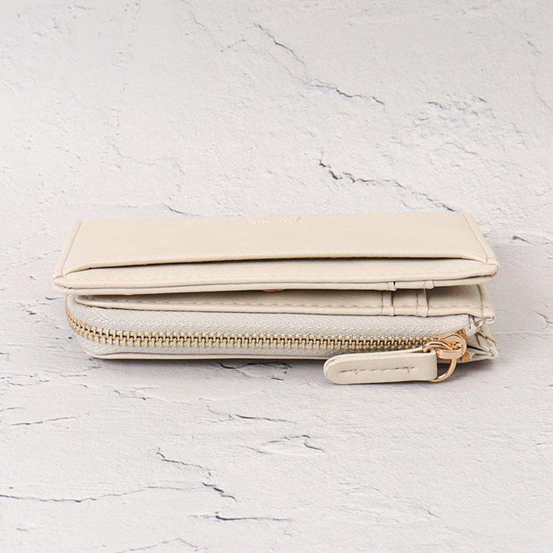 フラグメントケース レディース 通販 Pisoraro ピソラロ PR237 コインケース 財布 さいふ サイフ キーリング 付き ミニ財布 L字ファスナー 小銭入れ 小さめ 薄い 合成皮革 合皮 おしゃれ 大人 かわいい レディース財布 フェイクレザー ブラック ・