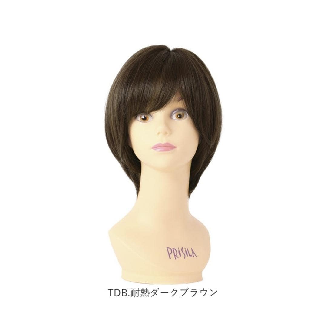 プリシラ オールウィッグ ウィッグ 女性 ボブ A-114 通販 ショートボブ シニアウィッグ 和装ウィッグ 医療用ウイッグ かつら 白髪隠し 普段使い ショート カール ラウンド ミセス シニア 婦人 レディース 女性用 医療 和装 浴衣 おしゃれ 自然 TCK.耐熱ショコラブラック ・