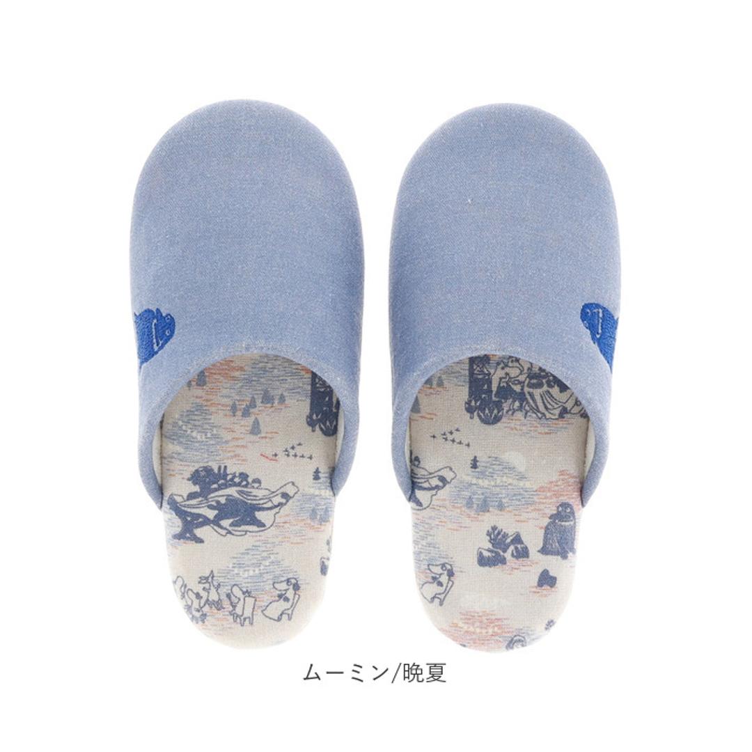 スリッパ レディース 通販 ルームシューズ キャラクター ルームスリッパ 室内履き 室内ばき 部屋ばき 室内 シューズ 洗える 北欧 綿100% コットン 来客用 ギフト 贈り物 キャラクターグッズ 生活雑貨 かわいい おしゃれ ムーミン/クッキア ・