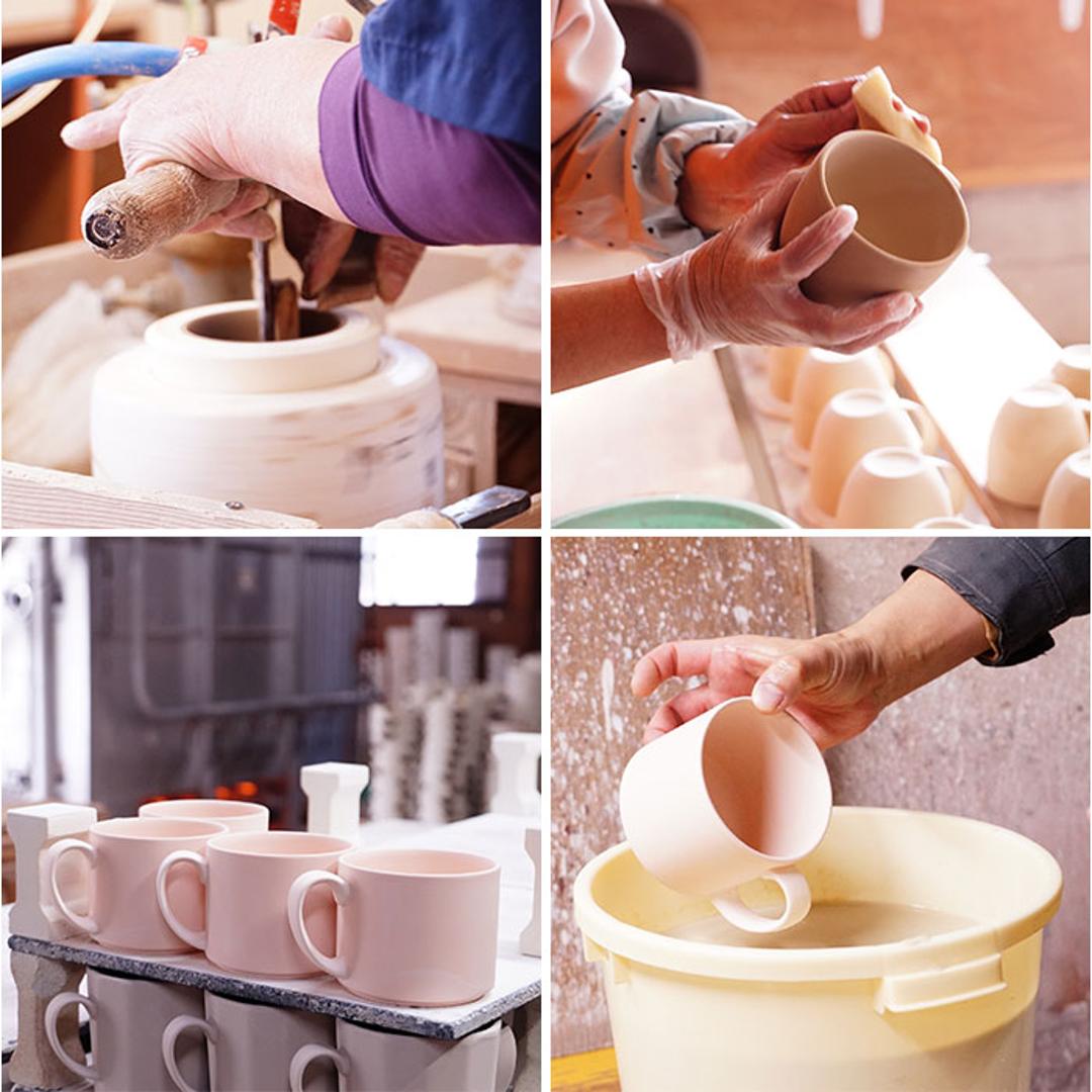 波佐見焼 マグカップ 通販 日本製 楽らく 珈琲マグ コーヒーマグカップ コーヒーカップ 陶磁器 ステンレスフィルター 付 コップ カップ マグ コーヒーフィルター ペーパーレス 食器 和食器 キッチン用品 ナチュラル 新生活 普段使い シンプル 和風 おしゃれ Black ・