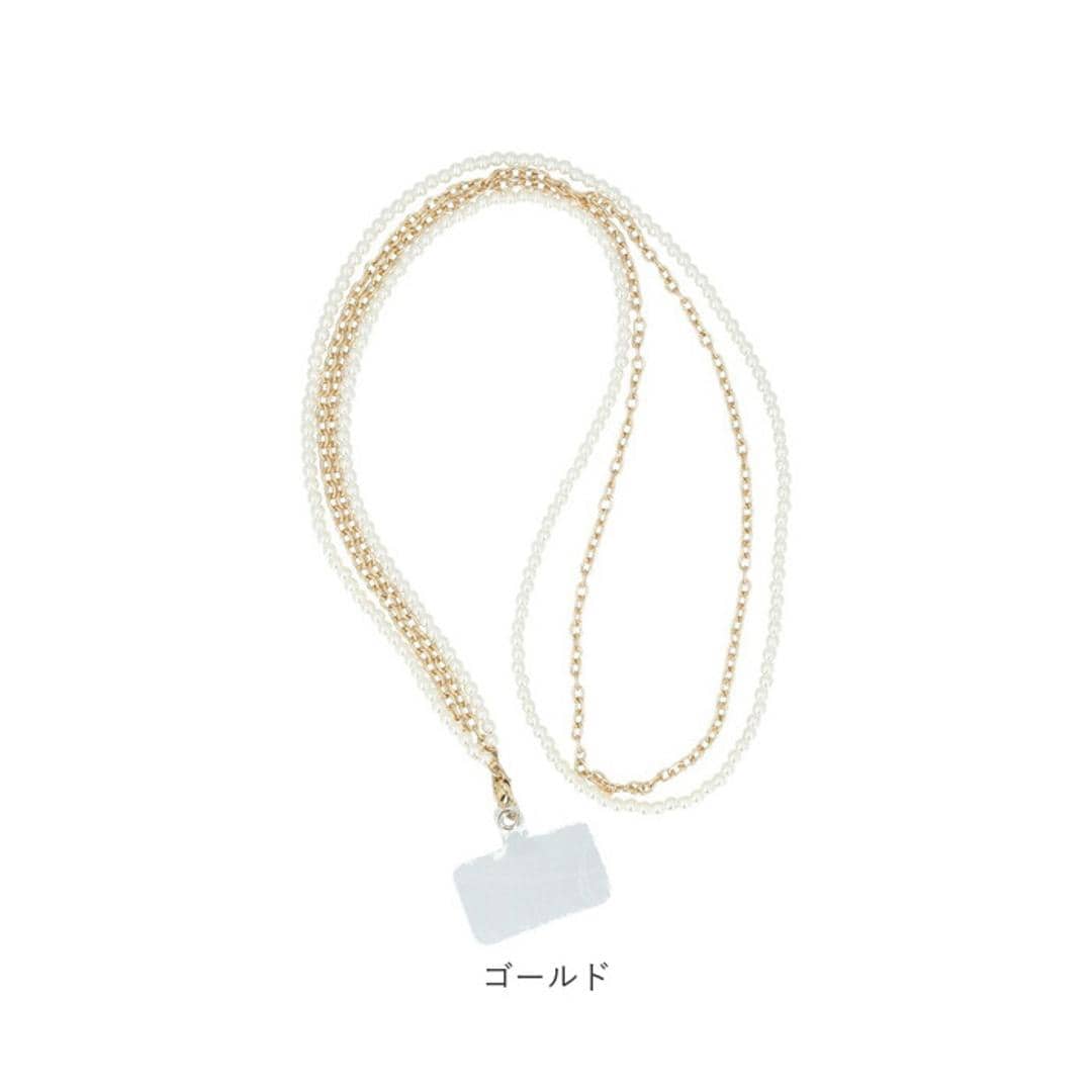 スマホストラップ ショルダー 通販 スマホショルダー スマホ ストラップ チェーンストラップ のみ スマートフォンストラップ ショルダーストラップ チェーン レディース 大人 かわいい おしゃれ 斜めがけ 400277 スマートフォンアクセサリー ブラック ・