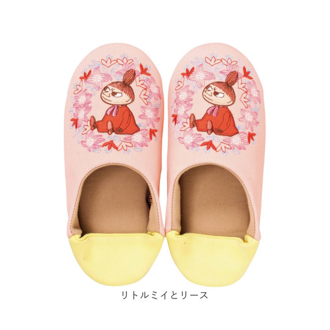 ルームシューズ ムーミン 通販 MOOMIN スリッパ ルームスリッパ かわいい レディース 室内用 部屋履き 室内履き 可愛い おしゃれ 部屋ばき 室内ばき オシャレ 北欧風 ギフト インテリア 贈り物 学校行事 歩きやすい お祝い ナチュラル リトルミイとおしゃべり ・