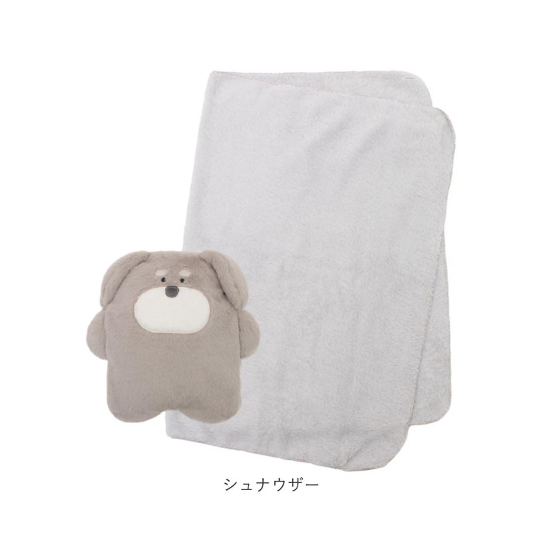 ひざ掛け ブランケット 通販 クッションインブランケット ふわふわブランケット ひざかけ 膝掛け センバドー ぬいぐるみ 暖かい 軽い あったか ふわふわ 冷房対策 70×100cm 贈り物 ギフト おしゃれ かわいい 可愛い クマ ・