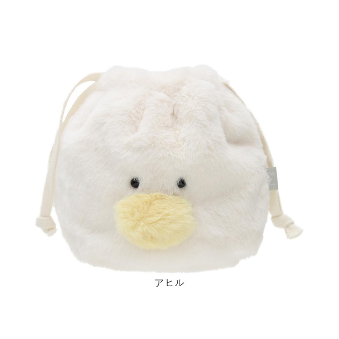 アニマル 巾着 ポーチ 通販 小物入れ 巾着袋 メイクポーチ 化粧ポーチ 袋 フェイスポーチ アニマルポーチ 巾着ポーチ きんちゃく メイク道具 かわいい 女の子 高校生 収納 ケース 雑貨 グッズ 動物 子ども キッズ 子供 きんちゃくポーチ クマ ・