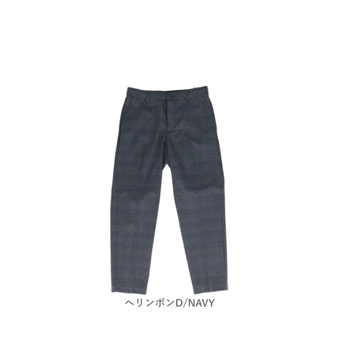 URBAN SQUARE パンツ 65302 通販 アーバンスクエア トラウザーパンツ スラックス ロングパンツ 長ズボン メンズ 裏起毛 通勤 シンプル 無地 ビジネスカジュアル オフィスカジュアル きれいめ イージーケア ボトムス 男性 紳士 ヘリンボンGREY Sサイズ