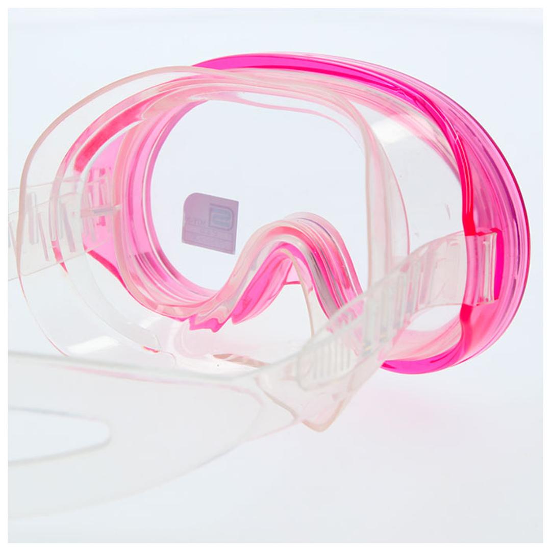 シュノーケル セット 通販 シュノーケルセット スイムセット ジュニア シュノーケル セット 子供 子ども こども キッズ マスク スノーケル 排水弁付き 水遊び YD581 ブルー ピンク ブルー ・