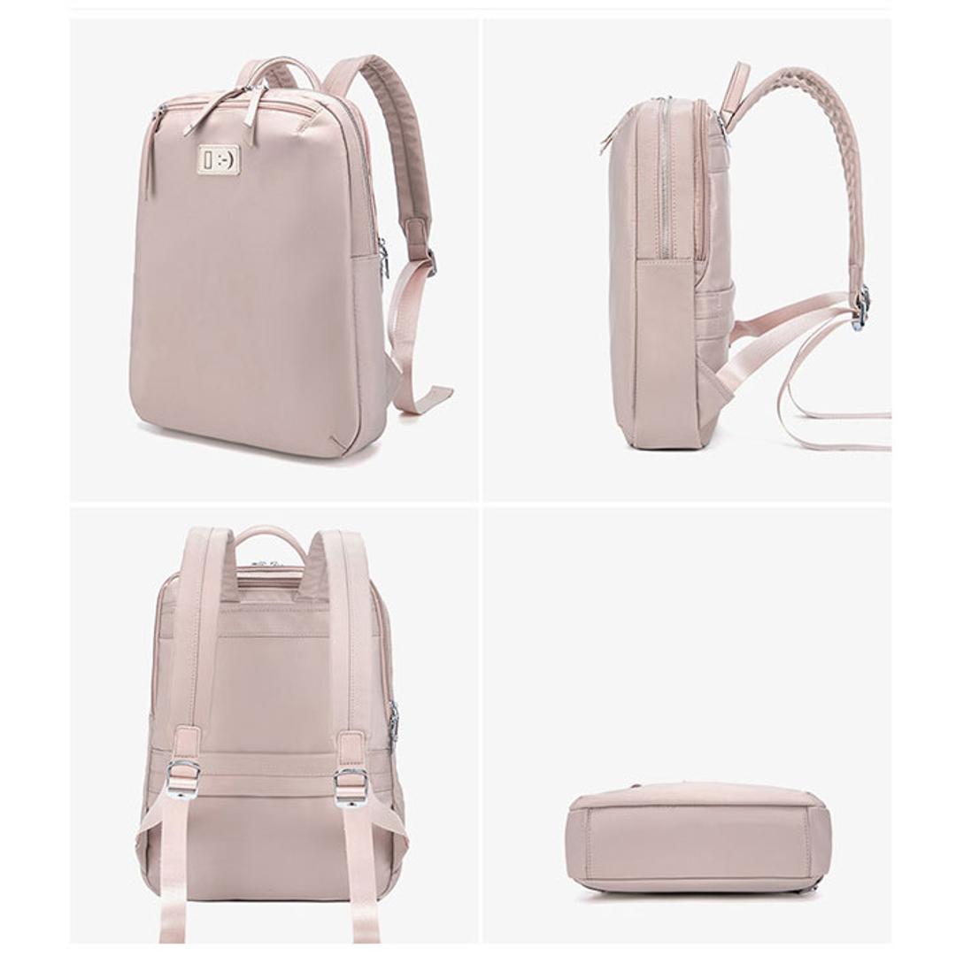 PCリュック レディース 通販 pcリュック リュック デイパック リュックサック バックパック パソコン用バッグ ブリーフケース PC鞄 軽量 大容量 オックスフォード シンプル きれいめ おしゃれ 大人 通勤 通学 旅行 トラベル ピンク ・