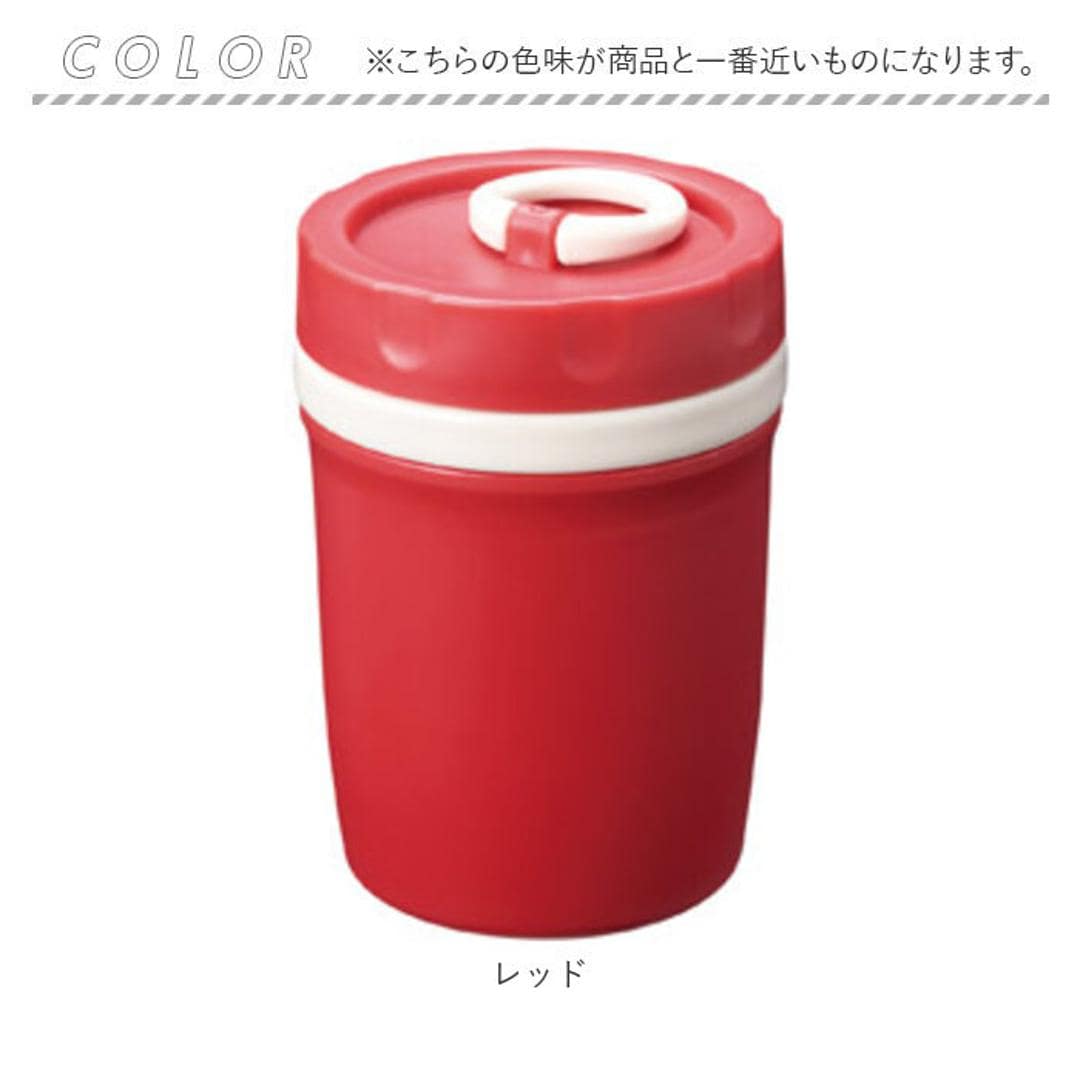 スープジャー 300ml 通販 二重構造 アクティブフードポット フードポット 小 スープポット フードジャー ランチジャー お弁当 電子レンジ キッチン用品 台所用品 おしゃれ シンプル ピクニック 日用品 プチギフト レッド ・
