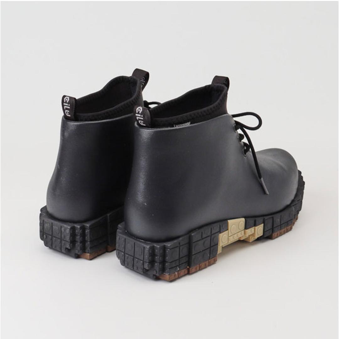 ccilu チル シューズ 通販 レインシューズ PANTOO PAOLOO XP スニーカー ブロックハイカットスニーカー 雨靴 靴 くつ メンズ レディース おしゃれ パントリオ きれいめ カジュアル 防水 オシャレ かわいい 晴雨兼用 歩きやすい BLACK/BLACK/COFFEE 23cm