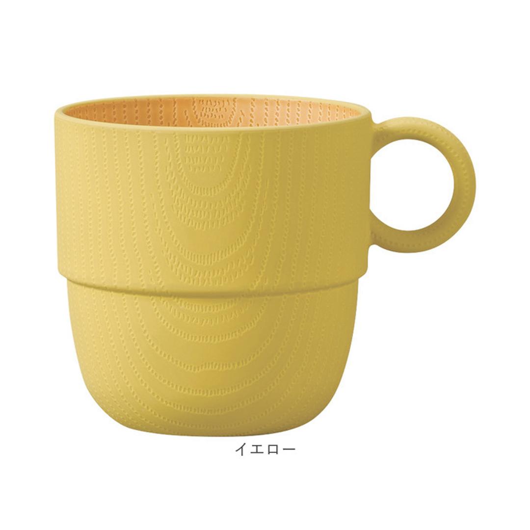 食器 おしゃれ マグカップ 通販 日本製 正和 木目スタッキングカップS スタッキング コップ カップ 食洗機対応 電子レンジ対応 240ml シンプル 木目調 かわいい オシャレ 可愛い ナチュラル 珈琲 紅茶 コーヒー用品 お茶用品 洋食器 キッチン用品 アイボリー ・