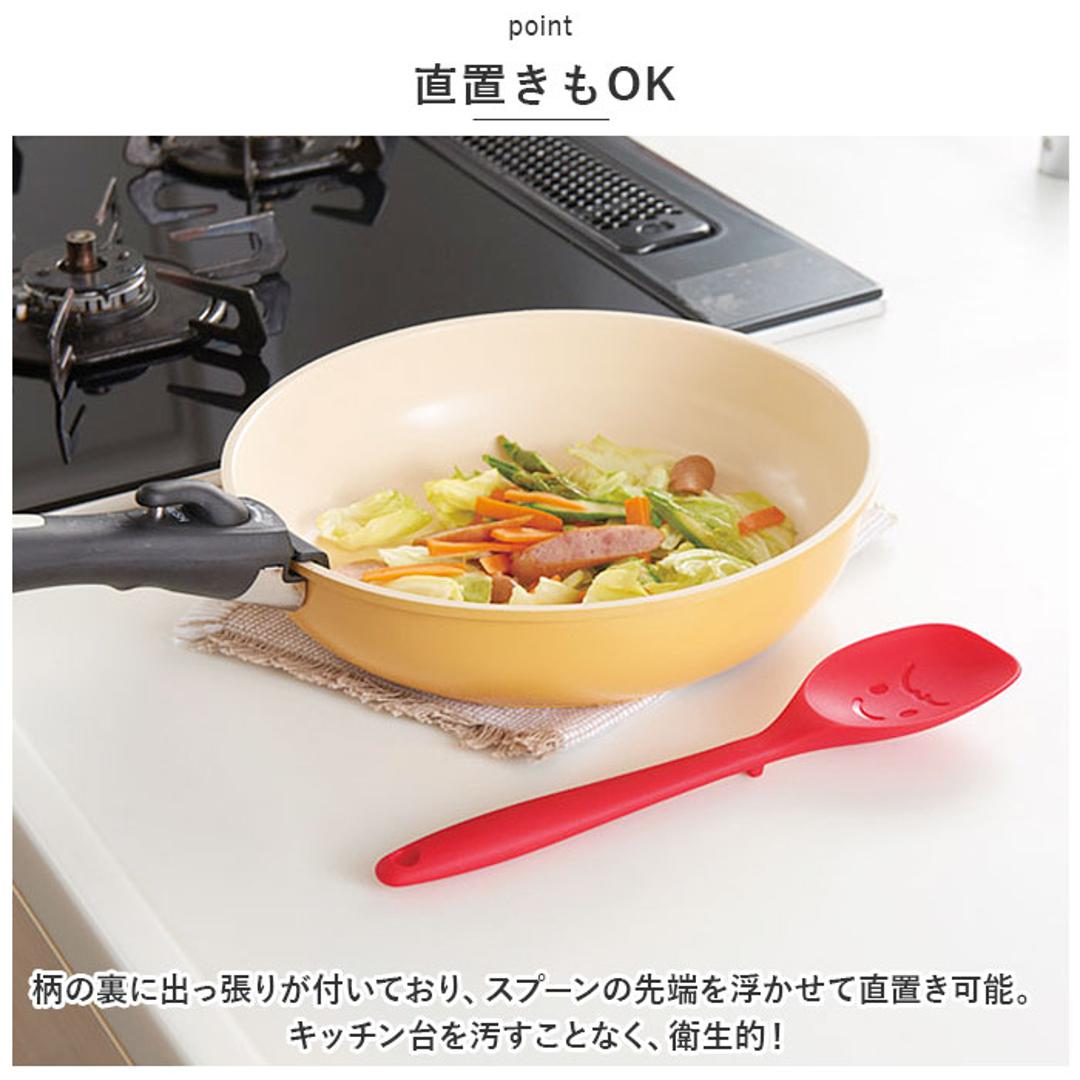 シリコンスプーン 料理 通販 これは便利 ラクラク調理スプーンセット クッキングスプーン フライ返し 調理スプーン スプーン 大 ビッグスプーン 取り分けスプーン サービングスプーン お玉 おたま さじ 匙 キッチンツール 調理器具 キッチン用品 台所用品 レッド ・