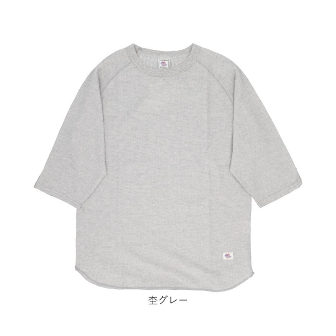 JEMORGAN ワッフル JD009-12S ジェーイーモーガン 通販 Tシャツ カットソー ラグランTシャツ サーマル ラグラン 7分袖 トップス 七分袖 メンズ レディース 重ね着 無地 シンプル アメカジ 春夏秋冬 夏服 秋服 メンズファッション ホワイト Mサイズ