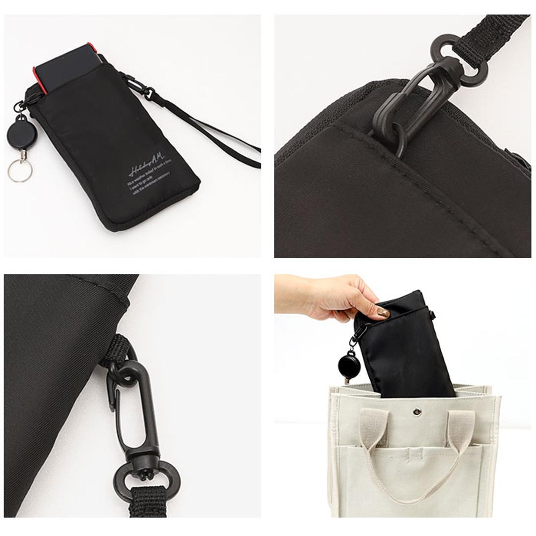 スマホショルダー 財布 通販 スマホ ポーチ ショルダー メンズ レディース スマホポーチ ネックポーチ 斜めがけ 首かけ 肩掛け おしゃれ シンプル お財布ポシェット お財布ショルダー お財布ポーチ 旅行 トラベル ブラック ・