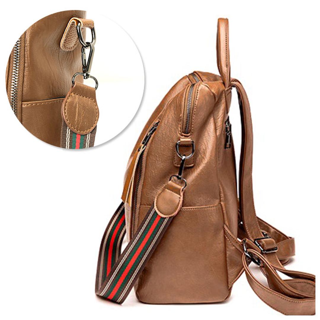 バックパック レディース 通販 2way ショルダー ショルダーバッグ リュックサック デイパック ファッションバッグ バッグバケット カバン バッグ 鞄 かばん スクールバッグ リュック ソフトレザー クロスボーダー カジュアル 鞄 かばん 収納 おしゃれ 通勤 通学 ブラック ・