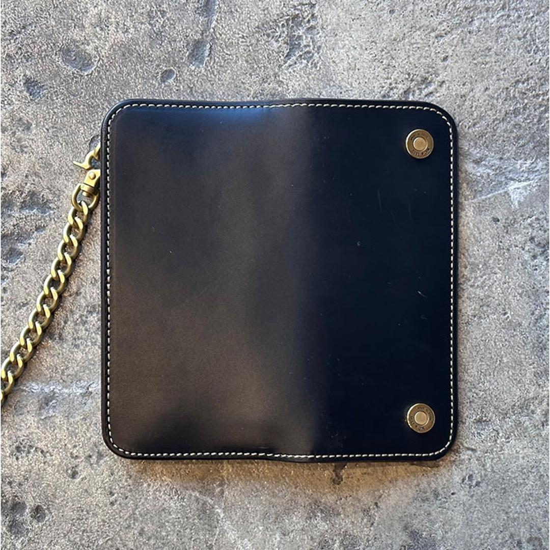 長財布 メンズ 本革 通販 日本製 牛革 レザー チェーン ウォレット 財布 さいふ ブランド 革財布 ロングウォレット お札入れ 小銭入れ カードホルダー かっこいい おしゃれ 男性 誕生日 お祝い KC,s ケイシイズ ギフト ブラック ・