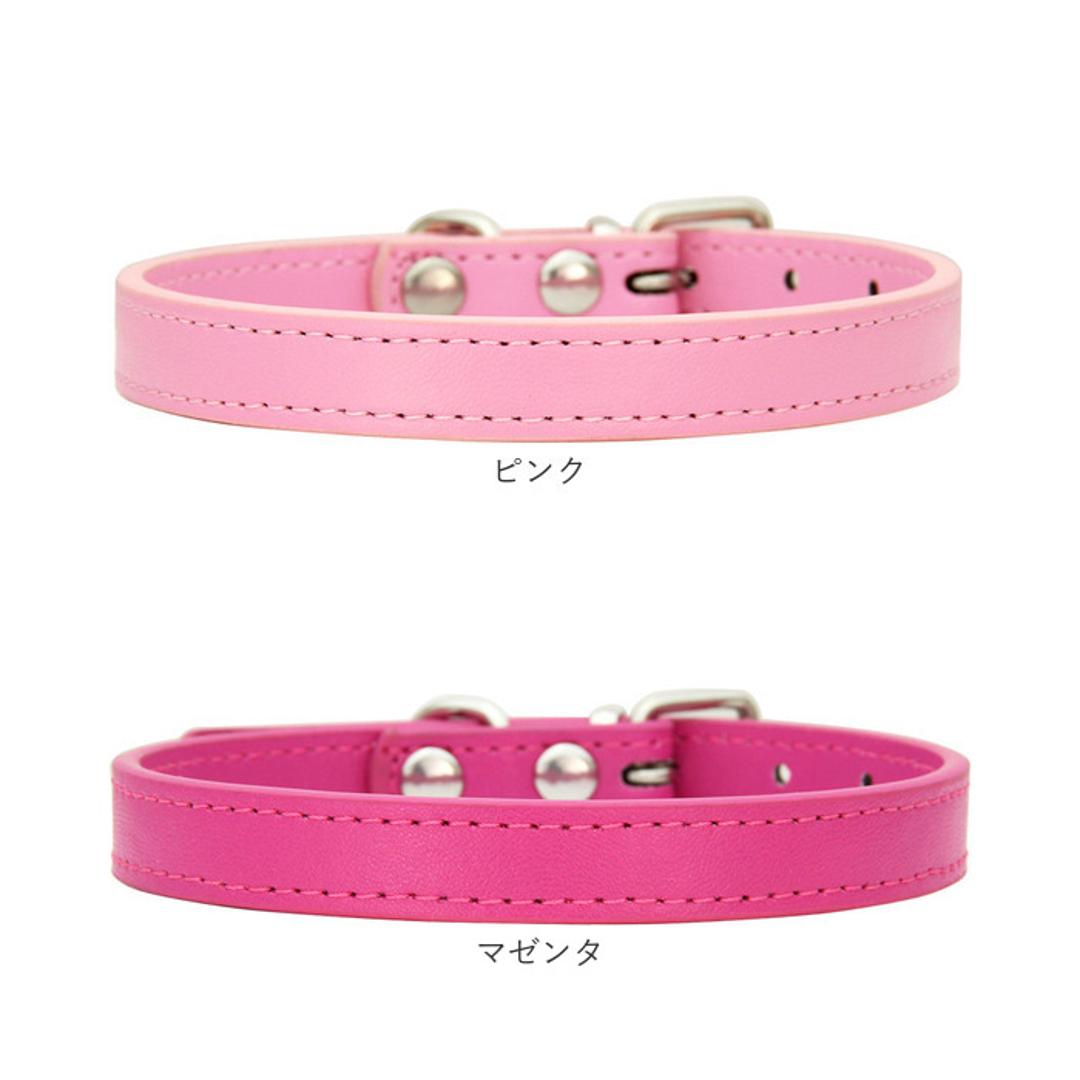 首輪犬 通販 犬の首輪 犬 いぬ イヌ 猫 ねこ ネコ ペット 犬用首輪 首輪 くびわ 革 レザー 皮 シンプル 無地 中型犬 小型犬 お出かけ 散歩 ベルト ペット用品 ペットグッズ おしゃれ オシャレ かわいい カワイイ レッド 【即日発送】XSサイズ