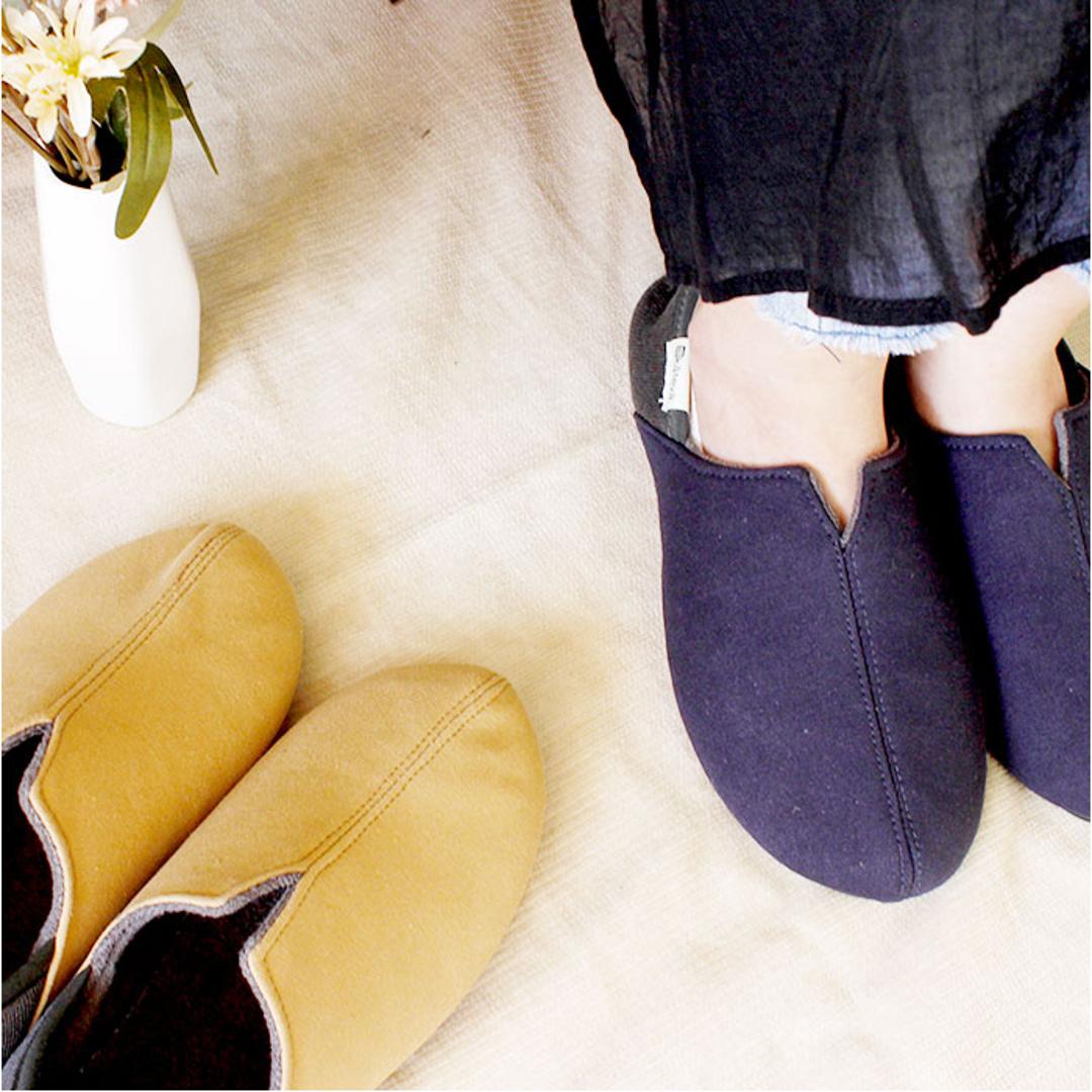 防災スリッパ 踏み抜き防止 通販 防災ルームシューズ スリッパ 防災 携帯スリッパ 折らない ルームシューズ バブーシュ 室内履き ルームスリッパ 防災グッズ 非常時 安全 ガラス片 災害 地震 避難 おしゃれ Kateva Guard KTV-G 防災用品 BE/ベージュ Mサイズ(21.5~23.5cm)