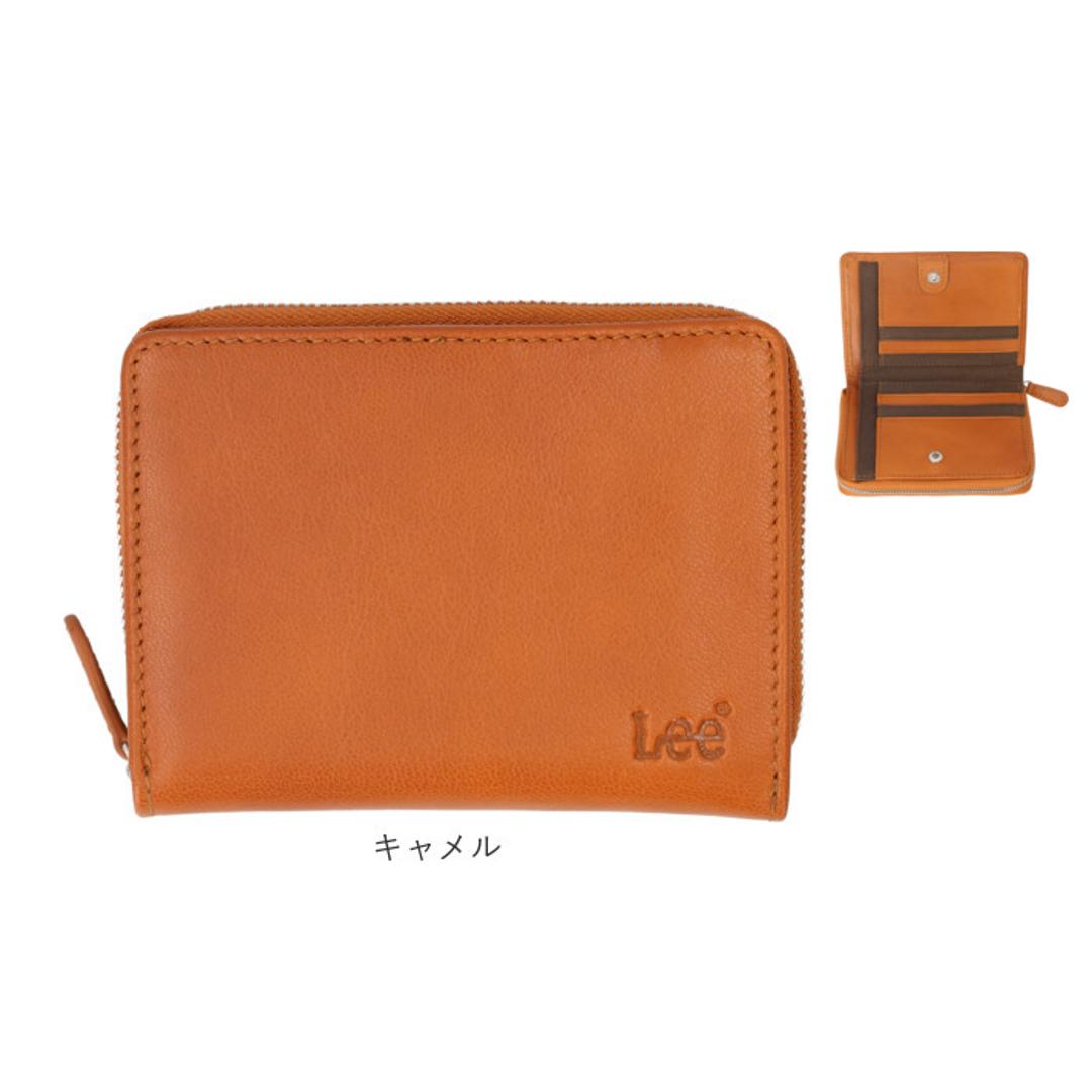 財布 メンズ 二つ折り 通販 二つ折り財布 本革 lee 財布 ブランド サイフ ブラウン ブラック お財布 レザー 父の日 プレゼント バレンタインデー おしゃれ ギフト ファスナー 高校生 大学生 シンプル 小銭入れあり コインケース コンパクト クロ ・