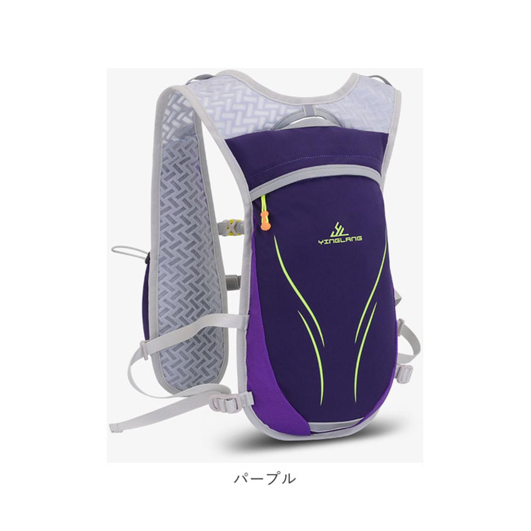 ランニング バックパック 軽量 通販 ランニングバック ランニングバッグ サイクリングバック サイクリングバッグ サイクリングリュック リュック リュックサック コンパクト ジョギング トレラン ハイキング 自転車 アウトドア トレラン スポーツ グリーン ・