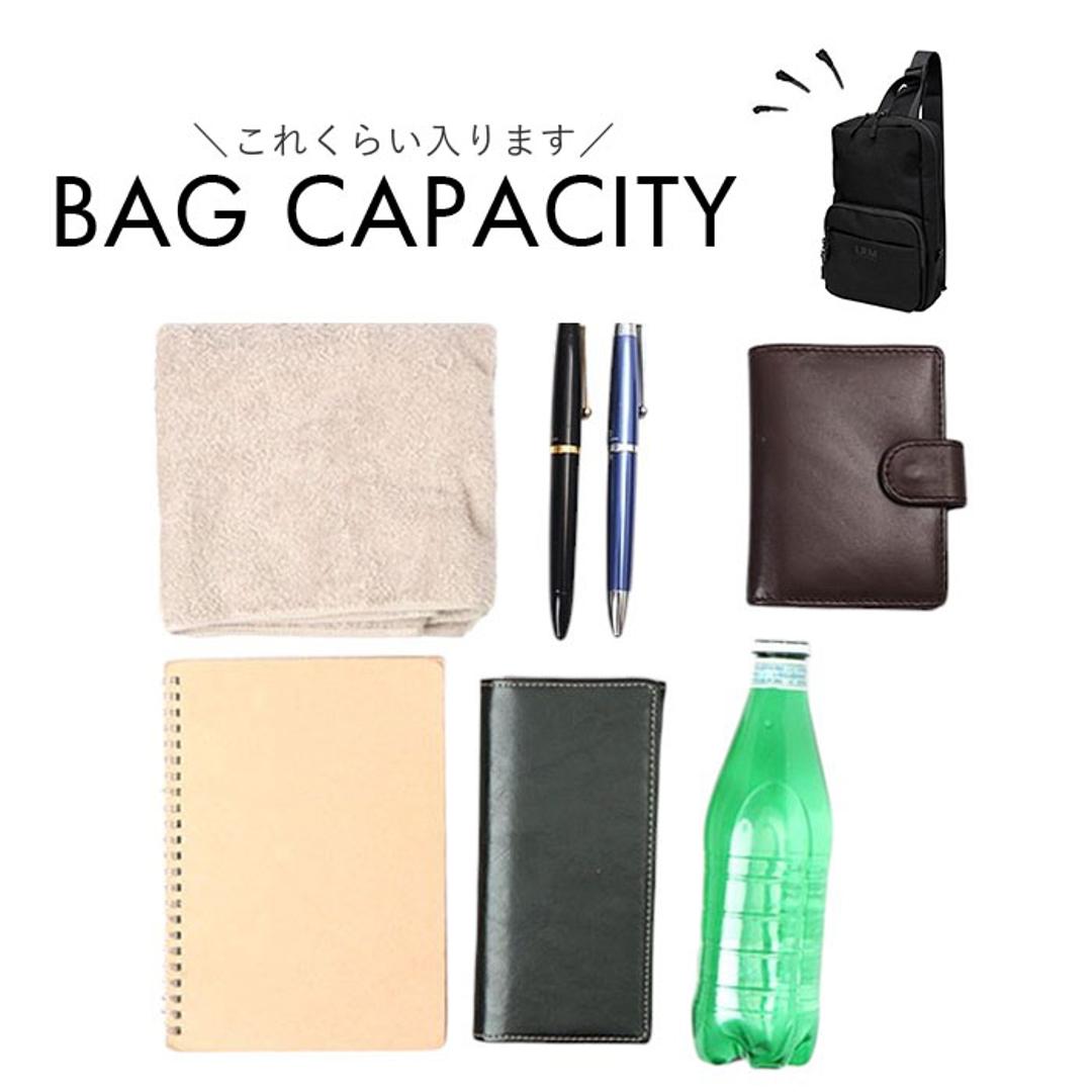 L.R.M バッグ NC-1071-1 通販 ボディバッグ ボディーバッグ 斜めがけバッグ ボディバック ボディーバック ワンショルダーバッグ メンズ かっこいい レディース 小さめ 大容量 おしゃれ 通勤 通学 旅行 アウトドア サブバッグ メンズバッグ TABK ・