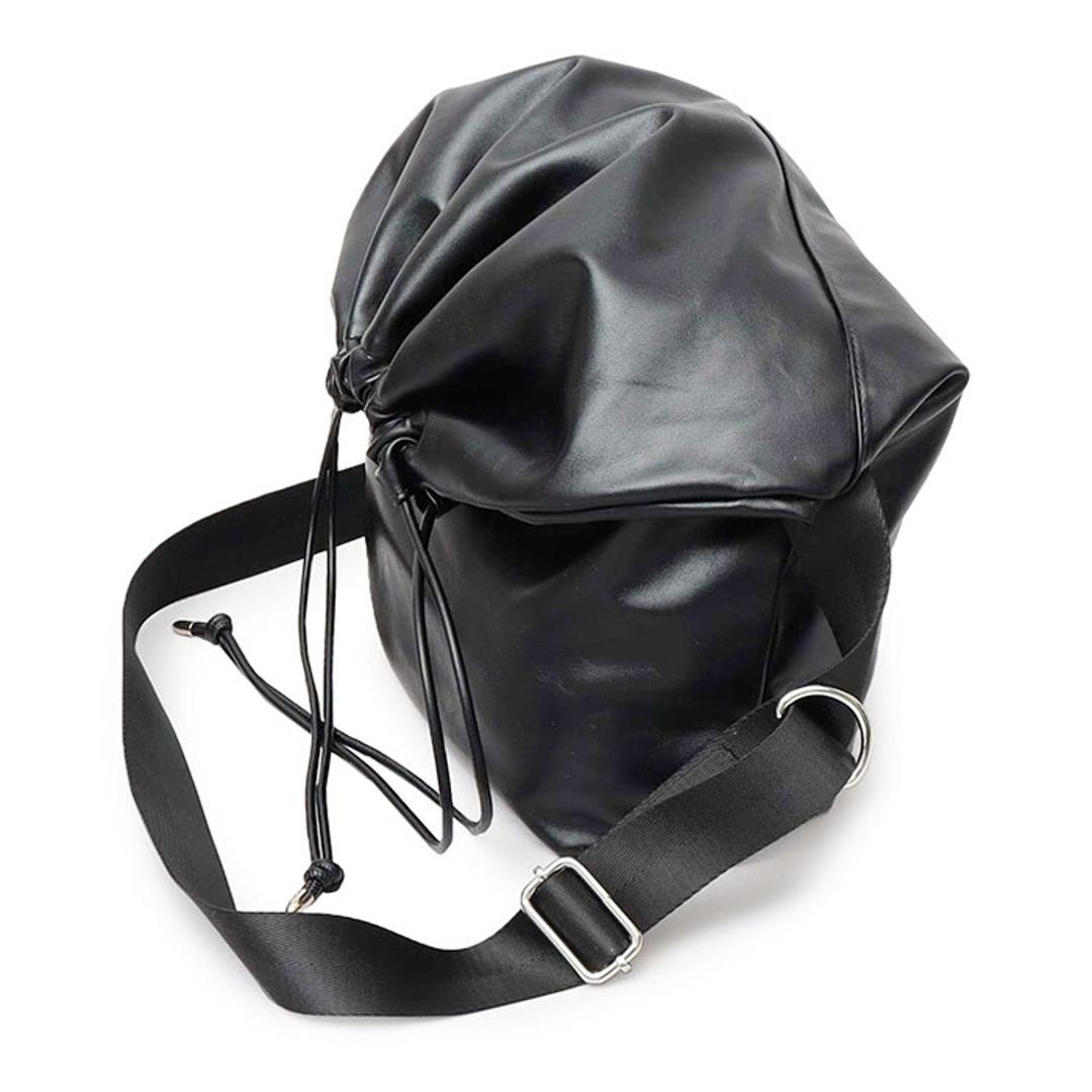 REGISTA レジスタ 巾着 ショルダーバッグ 大容量 通販 巾着バック 巾着バッグ ドローストリングバック ドローストリング ドローストリングバッグ ショルダーバック ショルダー ななめかけ 斜めかけ ブランド 軽い 軽量 大きめ かっこいい シンプル 通勤 black ・