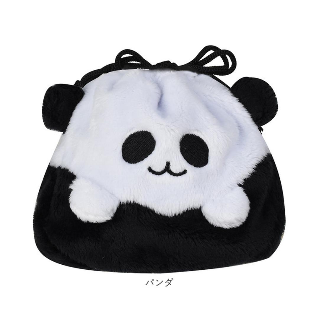 巾着ポーチ かわいい 通販 巾着 ポーチ 巾着袋 小物入れ 化粧ポーチ 持ち歩き コスメーポーチ マルチケース コンパクト 可愛い ぬいぐるみ マスコット 小物収納 整理整頓 旅行 子供 こども 女性 マチ付き ぎゅっとおにぎりさん ギフト 贈り物 天むす ・