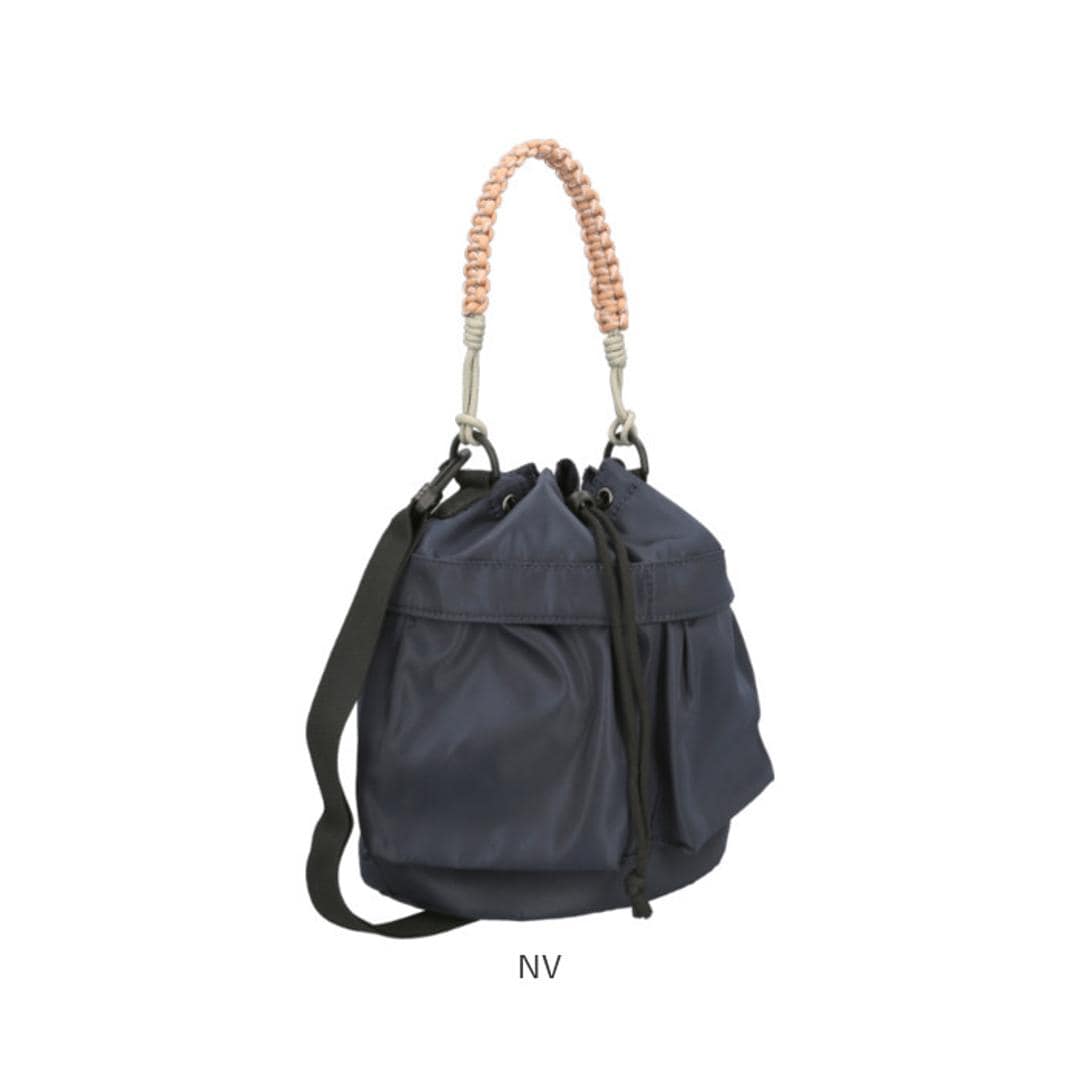 propellerheads 巾着 ショルダー 通販 ショルダーバッグ ショルダーバック 肩掛け ななめ掛け 斜めかけ 巾着バッグ 巾着バック 巾着ショルダー レディ-スバッグ プロペラヘッズ パラコード巾着バッグ パラコード お出かけ 散歩 アウトドア BK ・