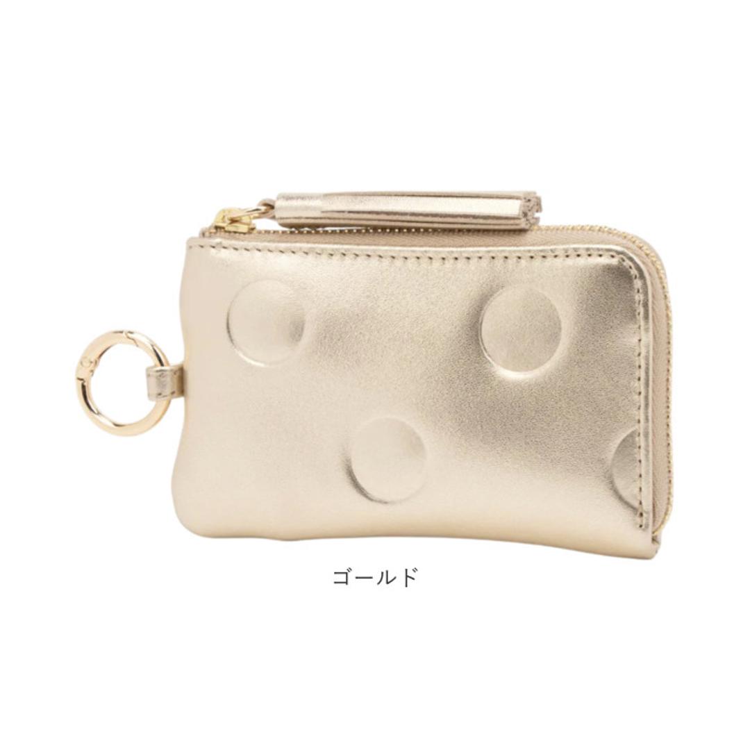 perche ペルケ キーケース 08-06-03913 通販 カードケース 一体型 小銭入れ カード入れ コインケース カードウォレット 小物入れ キー ケース クレジットカードケース レザー 牛革 レディース ブランド かわいい 大人 女性用 レディース財布 ブラック ・