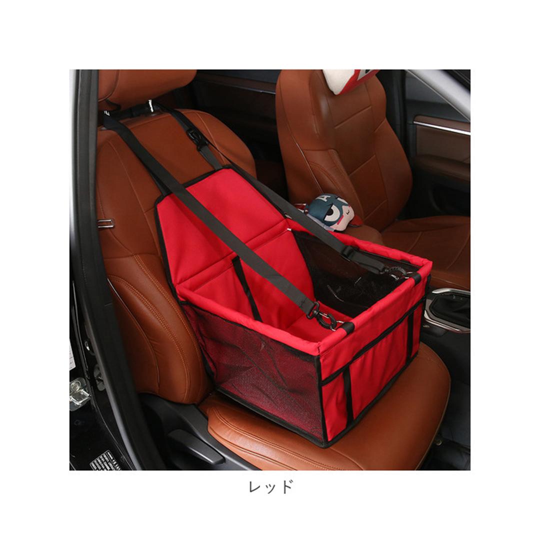 ドライブボックス 犬 猫 通販 小型犬 中型犬 ペット用 ドライブ ペットボックス 折りたたみ コンパクト 旅行 座席 アウトドア お出かけ カー用品 ドライブ用品 カーシート アウトドア ドライブ 犬用品 ペット用品 グレー ・