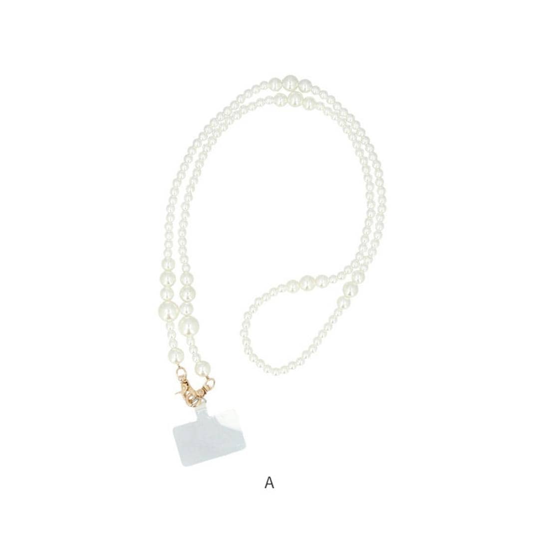 スマホストラップ ショルダー 通販 スマホショルダー スマホ ストラップ チェーンストラップ のみ スマートフォンストラップ ショルダーストラップ チェーン レディース 大人 かわいい おしゃれ 斜めがけ 400277 スマートフォンアクセサリー ブラック ・